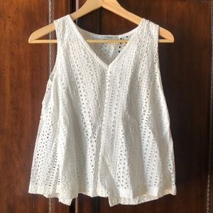Madewell Eyelet Lace Top